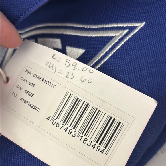 Esprit Blue and Red Tote Bag - Picture 11 of 11